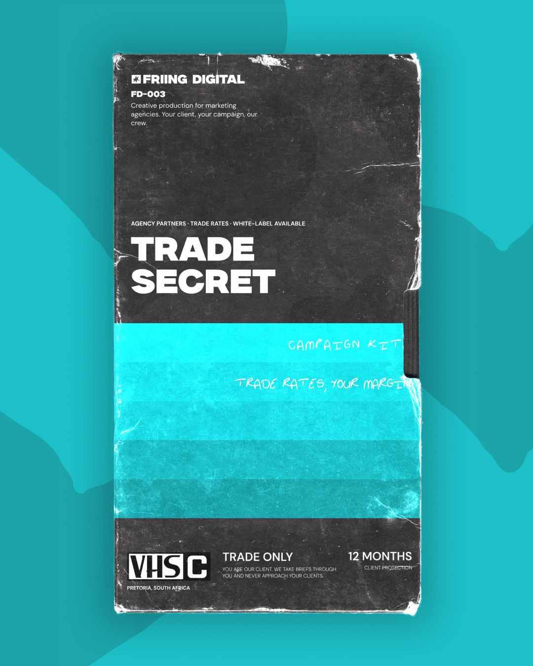 Trade Secret tape, front of sleeve