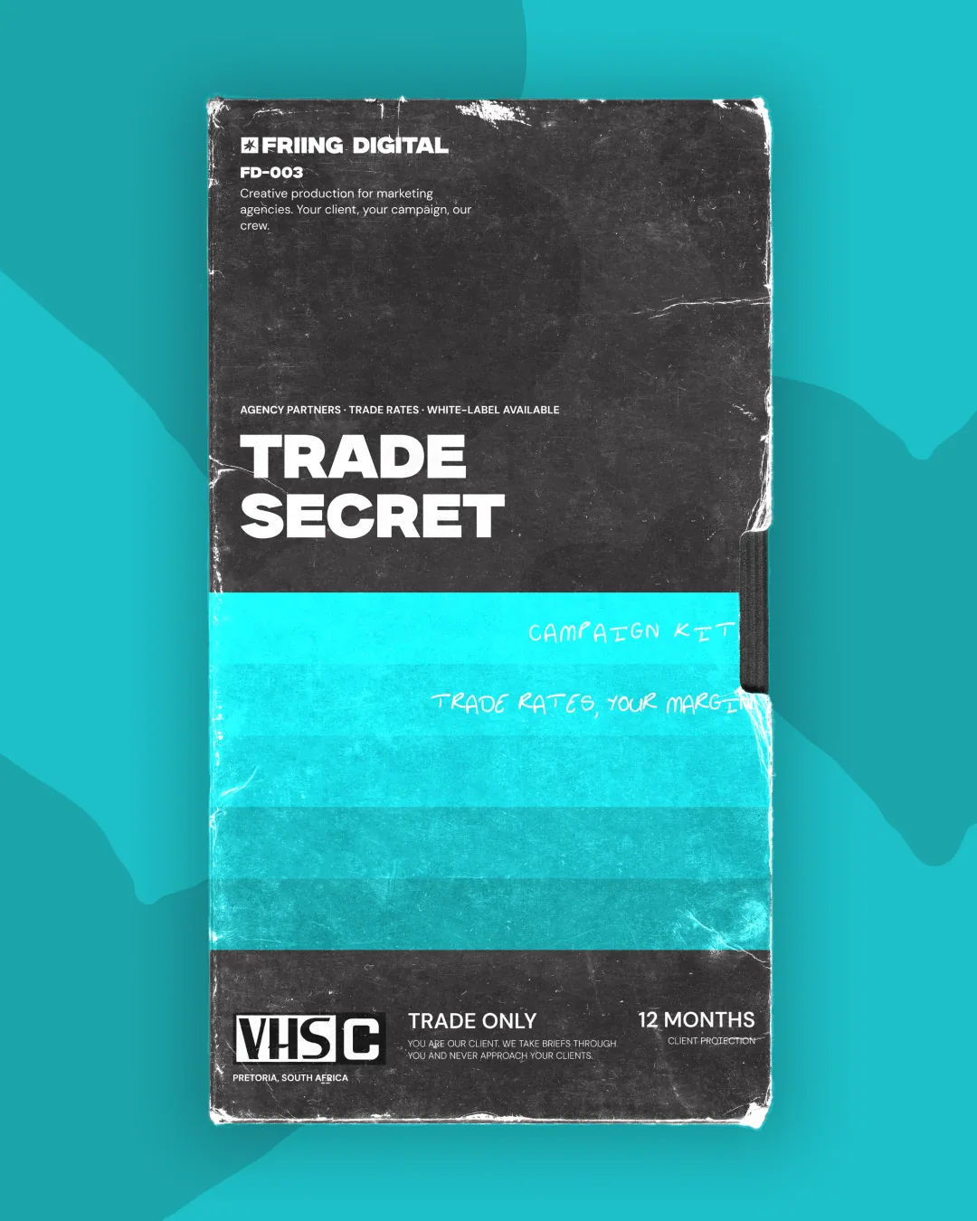 Trade Secret tape, front of sleeve