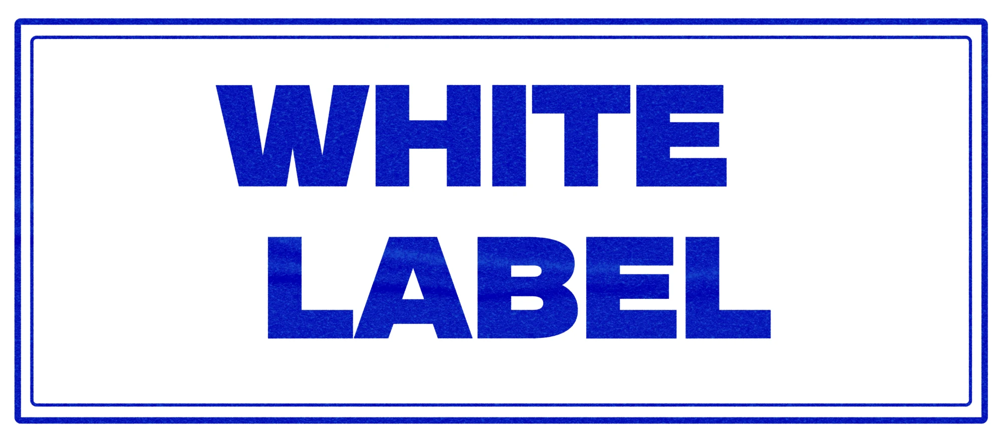 Blank Label sticker