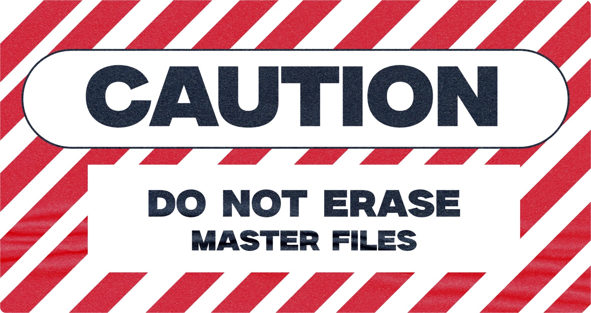 Master Tape sticker